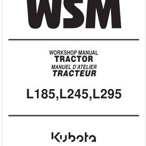 Kubota Tractor L295 Workshop Manual EN FR