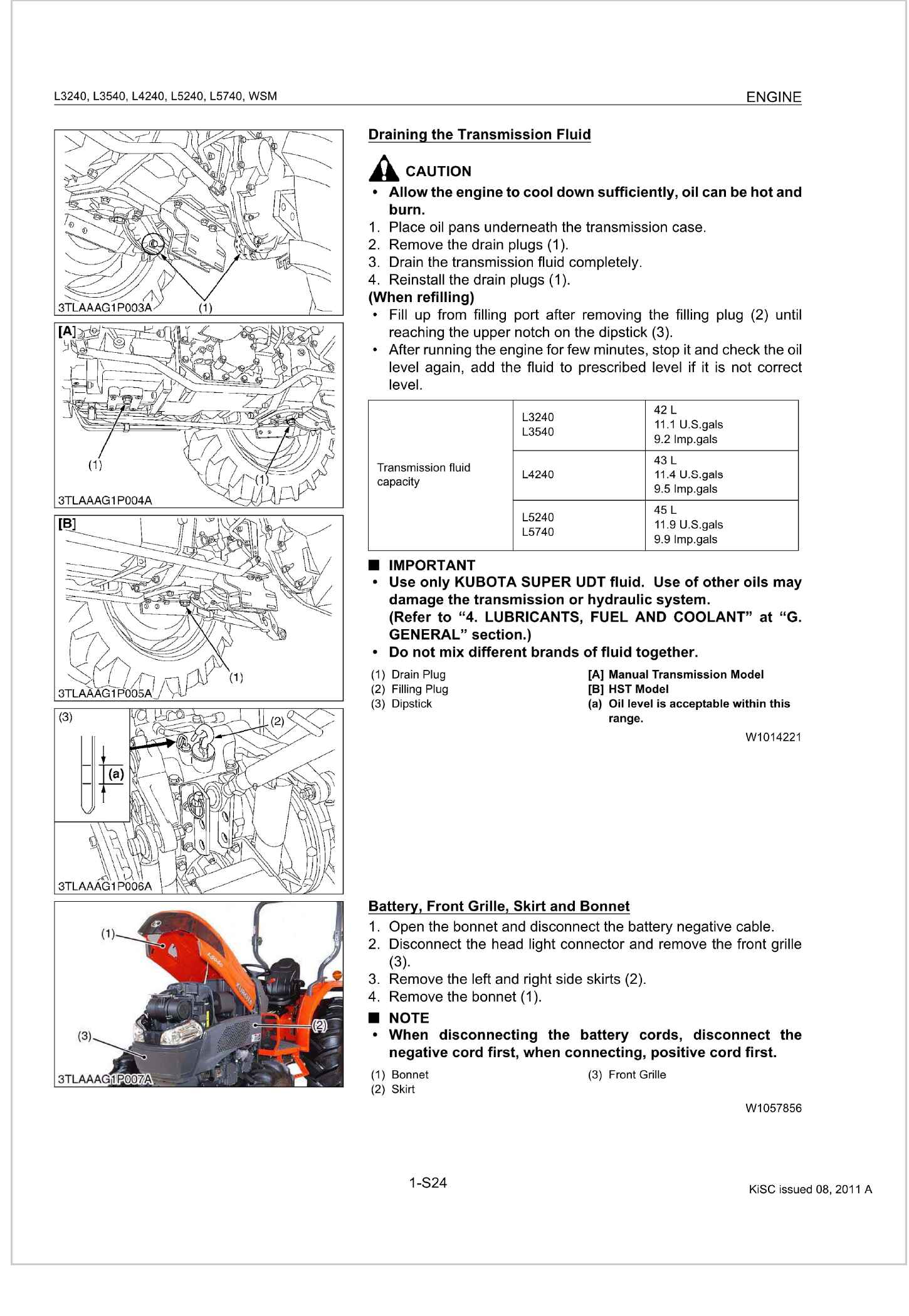 Kubota L3540 Parts Diagram Kubota L3240 Parts Manual