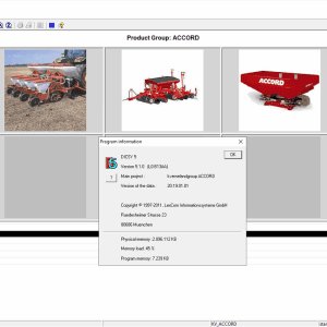 Kverneland ACCORD Agricultural Equipment 2019 Electronic Parts Catalog DVD 1
