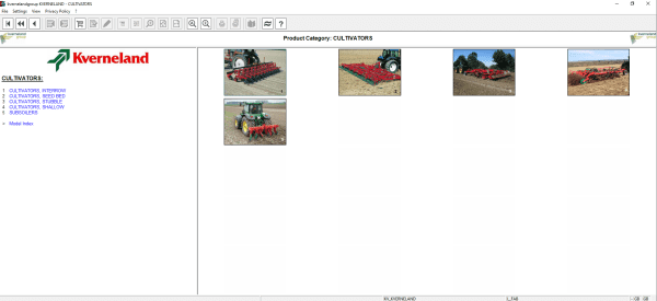 Kverneland Agricultural Equipments Electronic Parts Catalog DVDKverneland Agricultural Equipments Electronic Parts Catalog DVD 4