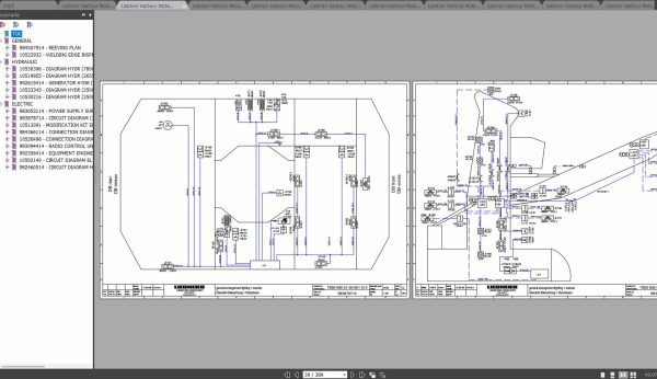 Liebherr LHM 100 320 400 420 550 600 Operator Technical Information Hydraulic and Electrical Schematic 5 1