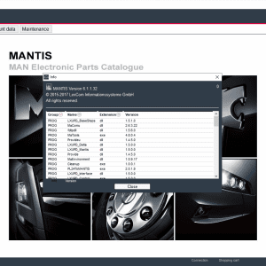 MAN MANTIS EPC v696 12.2022 Spare Parts Catalogue DVD 1 1