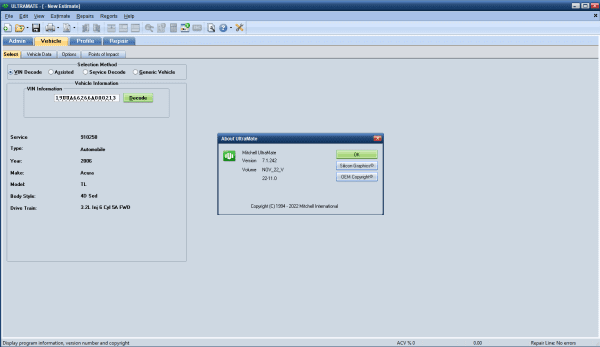 Mitchell UltraMate Estimating 11.2022 v7.1.242 Service Infomation Parts Catalog DVD 1