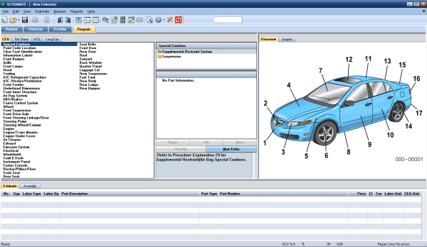 Mitchell UltraMate Estimating 11.2022 v7.1.242 Service Infomation Parts Catalog DVD 3