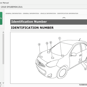 Nissan Infiniti 2019 - 2023 Model PDF HTML Manual Request Newest Update Nissan Infiniti 2019 2023 Electronic Service Manuals 13 1