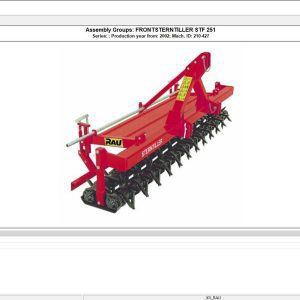 RAU Agriculture Equipements Electronic Parts Catalog DVD 3