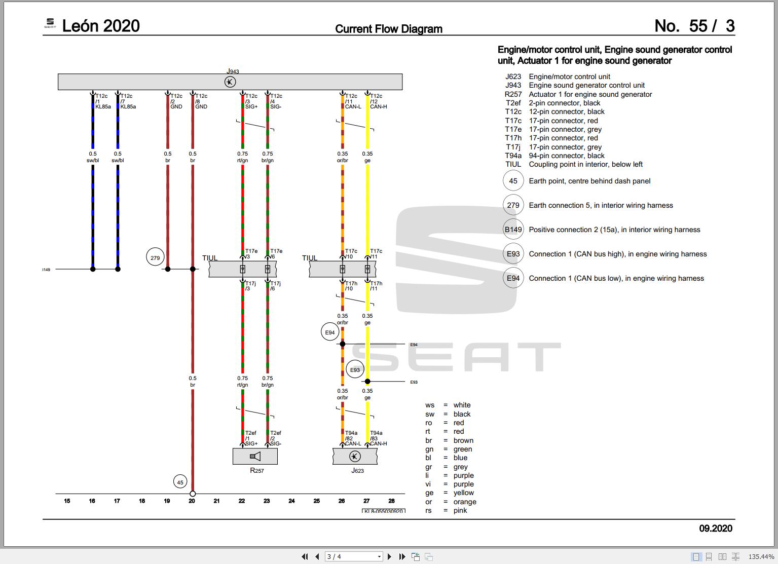 Seat Leon 2020 Wiring Diagram