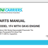 Unicarriers 1F4 with GK45 Engine Parts Manual PM5UC 1F4GK 2018 13325bd6a9998240d