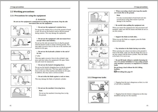 Yanmar Mini Excavator ViO33 6 Operation Manual 1