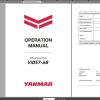 Yanmar Mini Excavator ViO57 6B Operator Manual Parts Catalog Installation Manual Hydraulic and Electronic Diagram 1