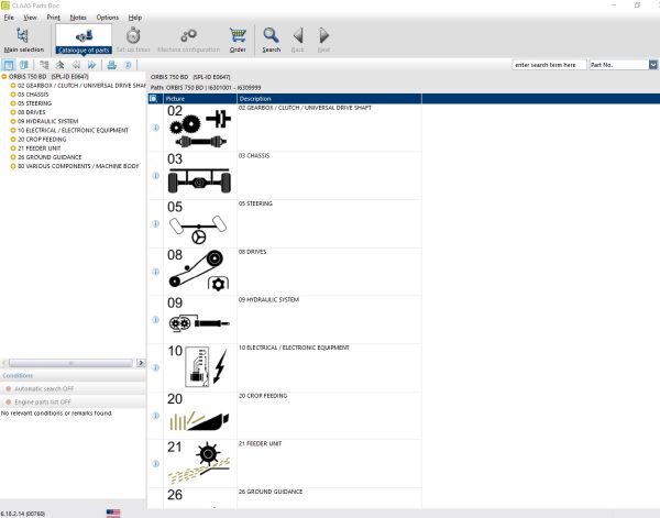 Claas Parts Doc 2.2 01.2023 Agricultural Updated 760 EPC Spare Parts Catalog DVD 3