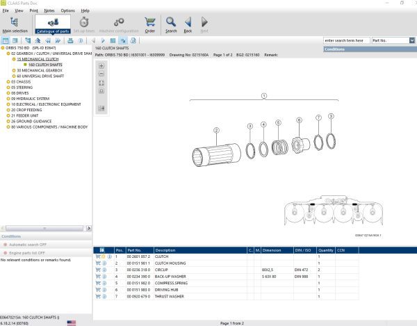 Claas Parts Doc 2.2 01.2023 Agricultural Updated 760 EPC Spare Parts Catalog DVD 4