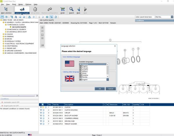 Claas Parts Doc 2.2 01.2023 Agricultural Updated 760 EPC Spare Parts Catalog DVD 6