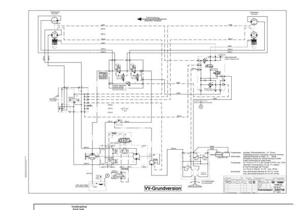 Hamm Compactor Tandem Roller Electric Hydraulic Schematic Collection CD 3