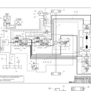 Hamm Compactor Tandem Roller Electric Hydraulic Schematic Collection CD 5
