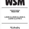 Kubota Tractor L5740 3 Workshop Manual