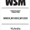 Kubota Tractor M105X Workshop Manual