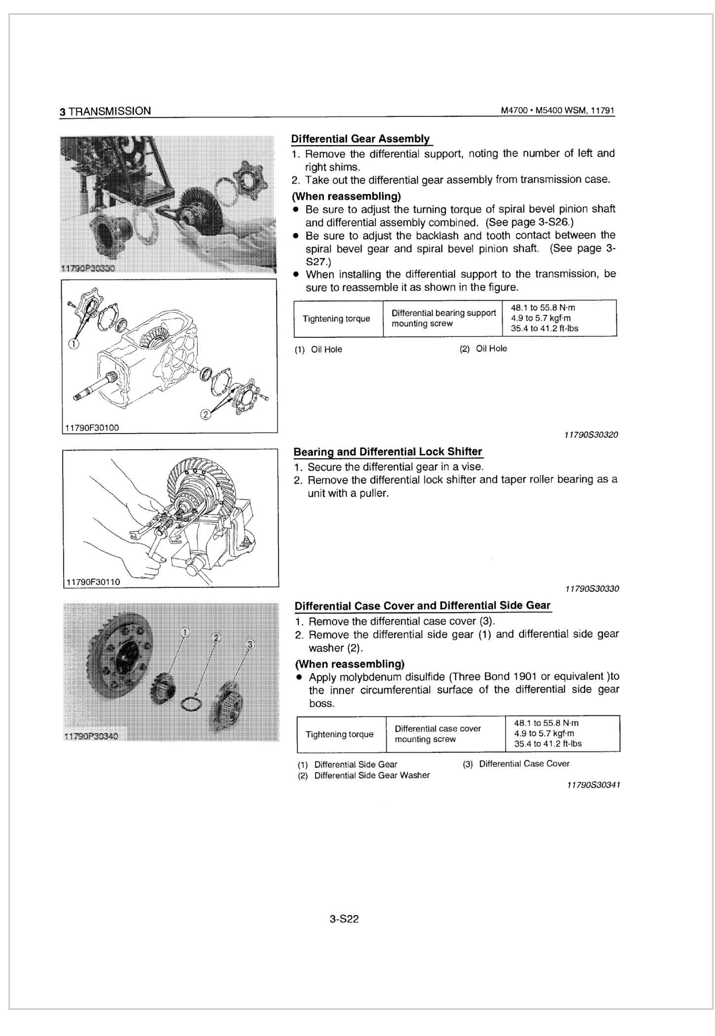 Kubota Tractor M4700 Workshop Manual 1