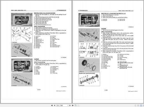 Kubota Tractor M8200 Workshop Manual 1
