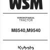 Kubota Tractor M8540 Workshop Manual