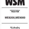 Kubota Tractor ME8200 Workshop Manual
