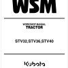 Kubota Tractor STV32 Workshop Manual