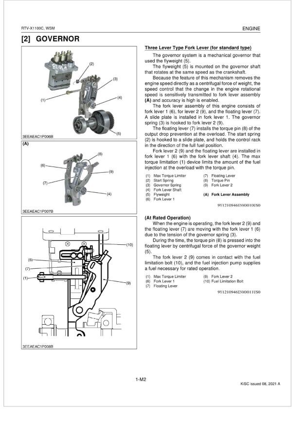 Kubota Utility Vehicle RTV X1100C Workshop Manual 1