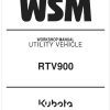 Kubota Utility Vehicle RTV900 Workshop Manual
