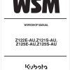 Kubota Zero Turn Mower Z125S AU Workshop Manual