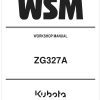 Kubota Zero Turn Mower ZG327A Workshop Manual