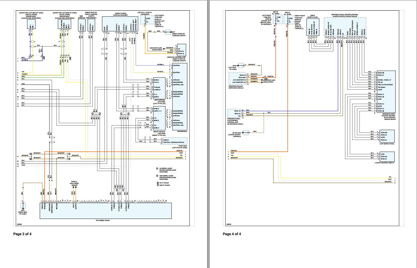 Porsche Cayman S 2014 981 F6 3.4L Electrical Wiring Diagram