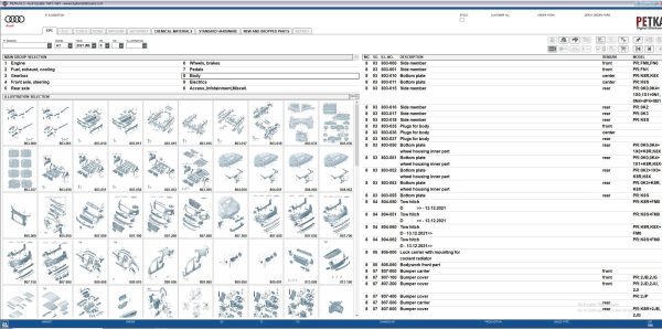 Audi PETKA 8.3 01.2023 Spare Parts Catalog 4