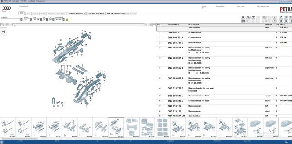 Audi PETKA 8.3 01.2023 Spare Parts Catalog 5