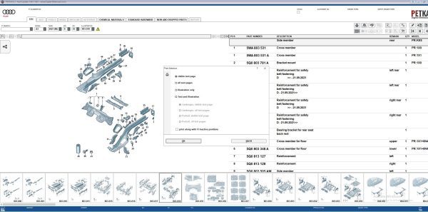 Audi PETKA 8.3 01.2023 Spare Parts Catalog 6