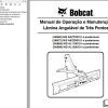 Bobcat Angle Blade 3AB60 3AB72 3AB 3AB96 Operation Maintenance Manual 6989539 PT