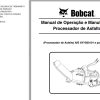 Bobcat Asphalt Processor Operation Maintenance Manual 6990461 PT