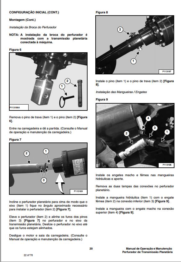 Bobcat Auger PR3 PS5 PS7 Operation Maintenance Manual 6990974 PT 1