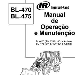 Bobcat BL470 BL475 Operation Maintenance Manual 6902017 PT