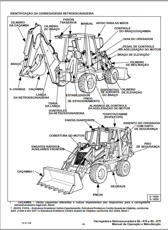 Bobcat BL470 BL475 Operation Maintenance Manual 6902017 PT 1