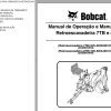 Bobcat Backhoe 7TB 8TB Operation Maintenance Manual 6987138 PT