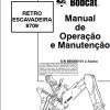 Bobcat Backhoe 8709 Operation Maintenance Manual PT