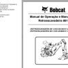 Bobcat Backhoe 8811 Operation Maintenance Manual PT