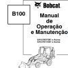 Bobcat Backhoe Loader B100 Operation Maintenance Manual 6901842 PT