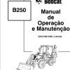 Bobcat Backhoe Loader B250 Operation Maintenance Manual 6901851 PT