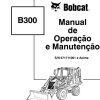 Bobcat Backhoe Loader B300 Operation Maintenance Manual 6901905 PT