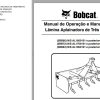 Bobcat Blade Box 3BB60 3BB72 3BB84 Operation Maintenance Manual 6989542 PT