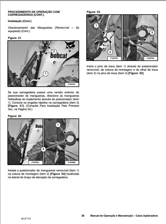 Bobcat Blade Box Operation Maintenance Manual 6901435 PT 1