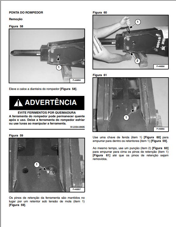 Bobcat Breaker B1400 Operation Maintenance Manual 6902190 PT 1