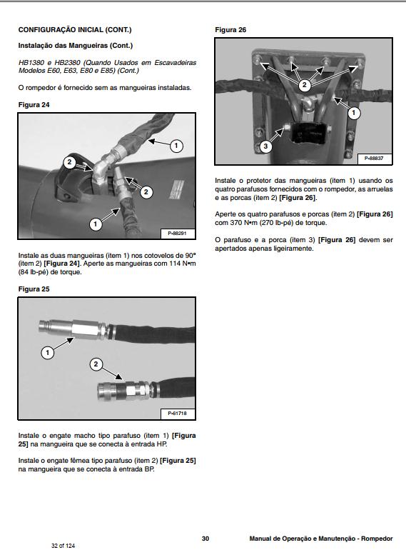 Bobcat Breaker HB1380 HB2380 Operation Maintenance Manual 6904928 PT 1