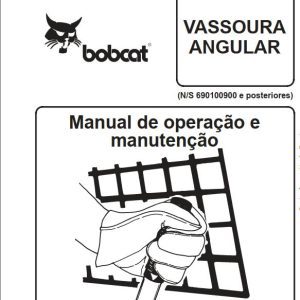 Bobcat Broom Angular Operation Maintenance Manual 6724359 PT